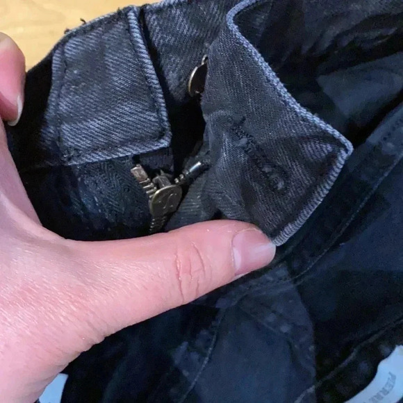 Balmain black  moto jeans - Picture 8 of 12